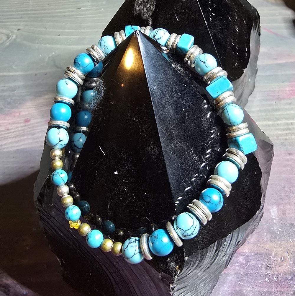Turquoise Beaded Bracelet